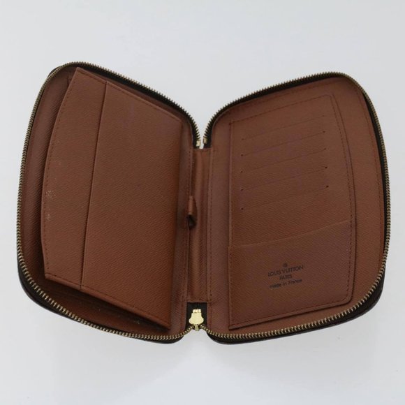 LOUIS VUITTON Monogram Agenda Geode Travel Case Wallet M62950 Auth - Picture 10 of 16